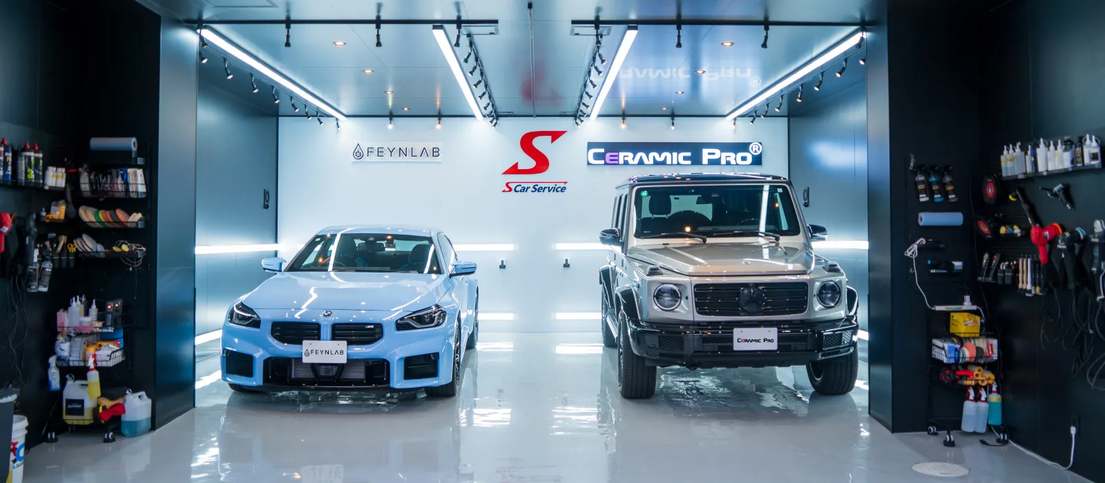 セラミックコーティング専用ガレージ