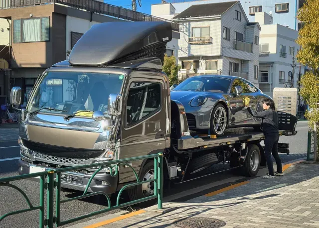 車両移動時