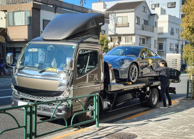 車両移動時