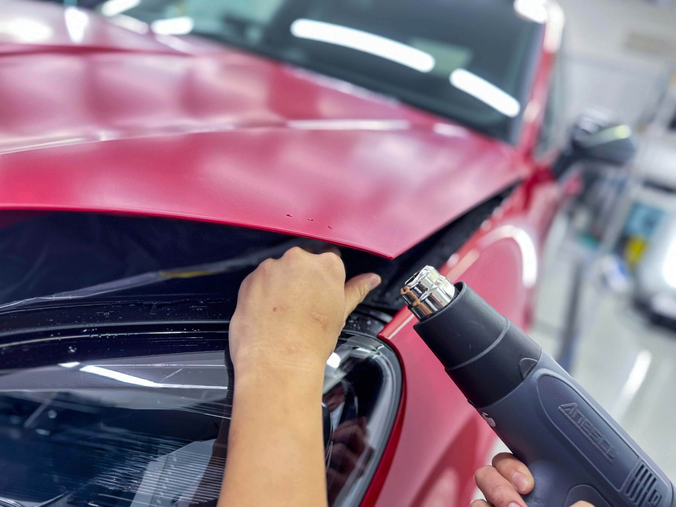 カイエンクーペにプロテクションフィルムを施工しました