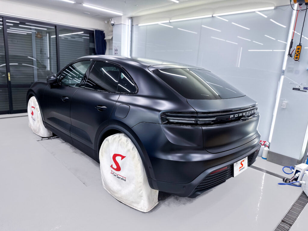 スマートカーサービス_プロテクションフィルム_Macan EV_カスタム