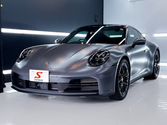 ポルシェ911にプロテクションフィルムを施工