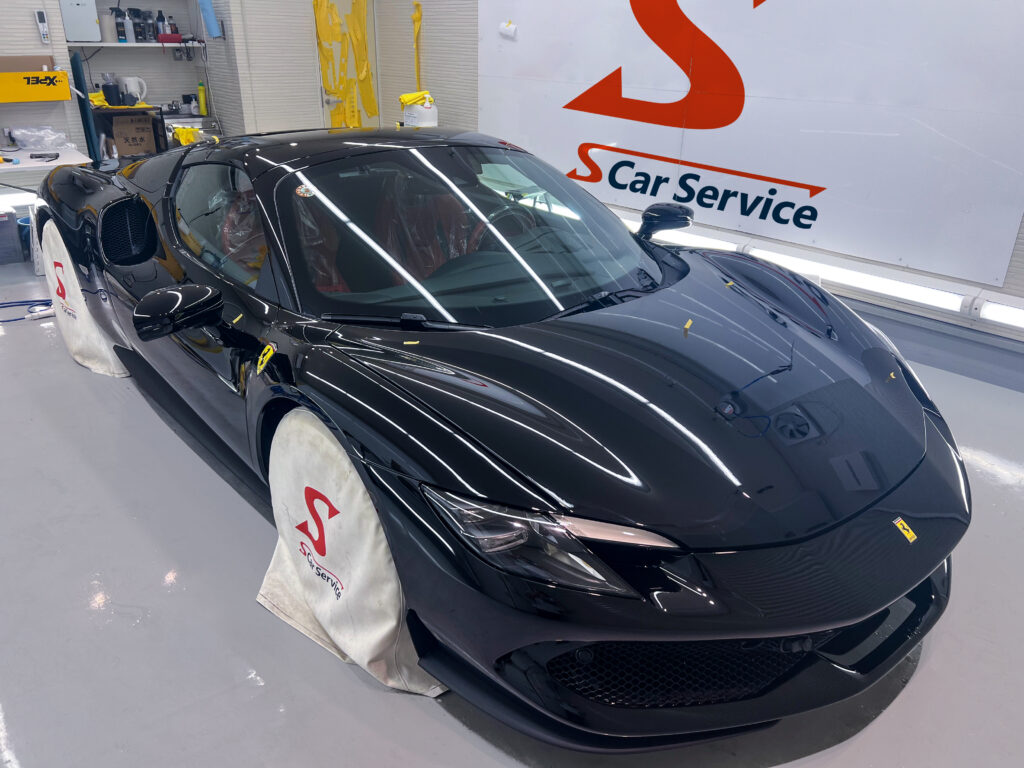 スマートカーサービス_フェラーリ296GTS_プロテクションフィルム
