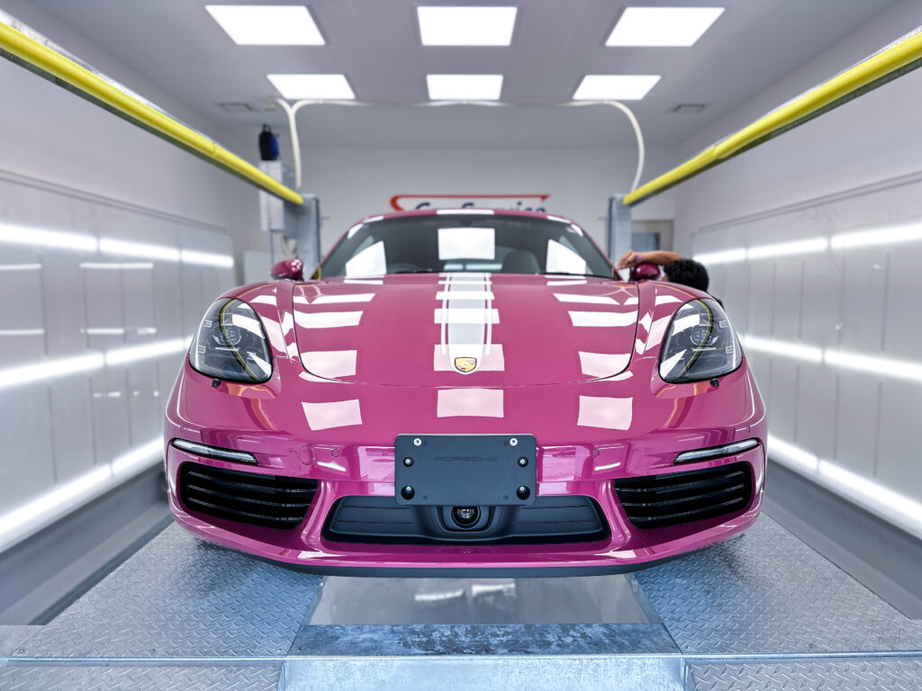 スマートカーサービス_ポルシェ718ケイマン スタイルエディション_プロテクションフィルム