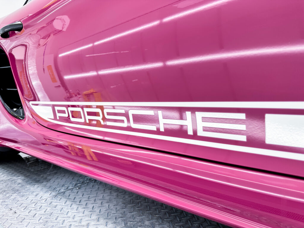スマートカーサービス_ポルシェ718ケイマン スタイルエディション_プロテクションフィルム