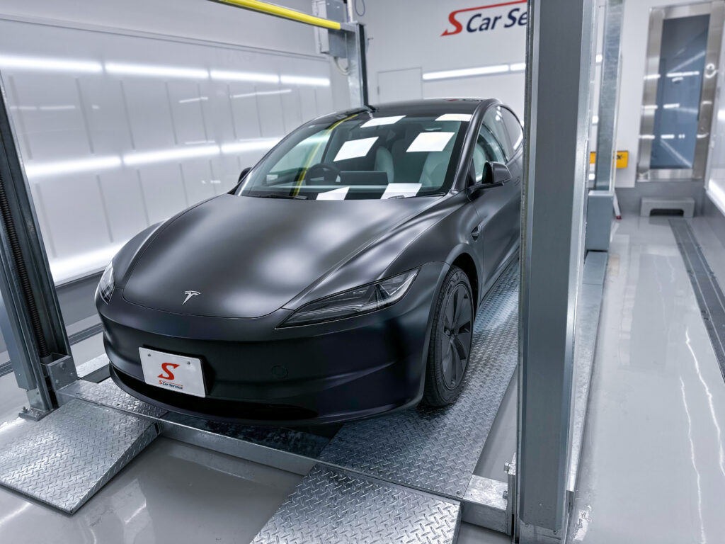 スマートカーサービス_テスラ_モデル3_プロテクションフィルム
