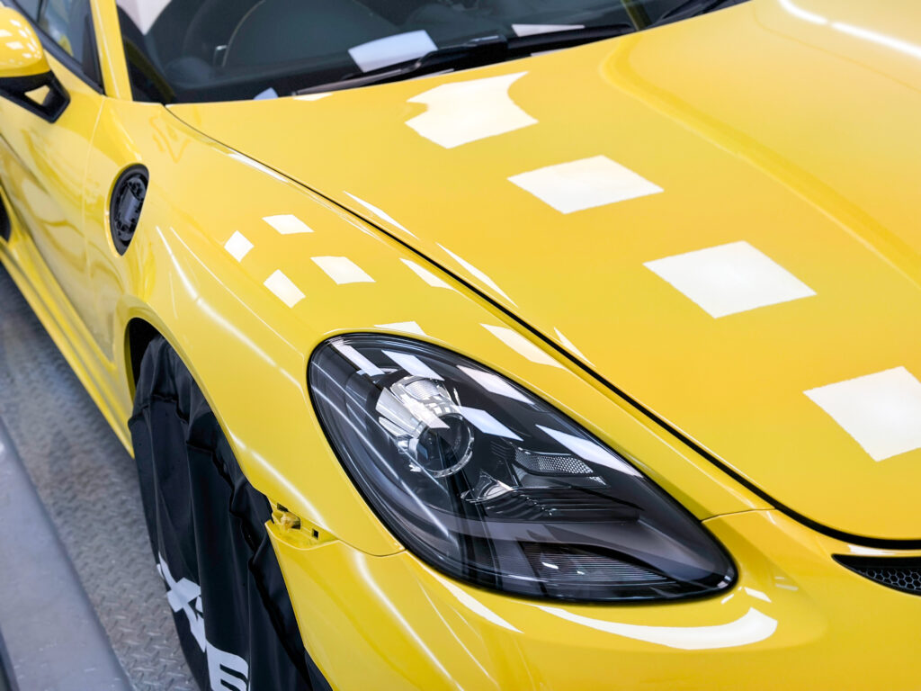 スマートカーサービス_ポルシェ_718ケイマン_GT4_プロテクションフィルム