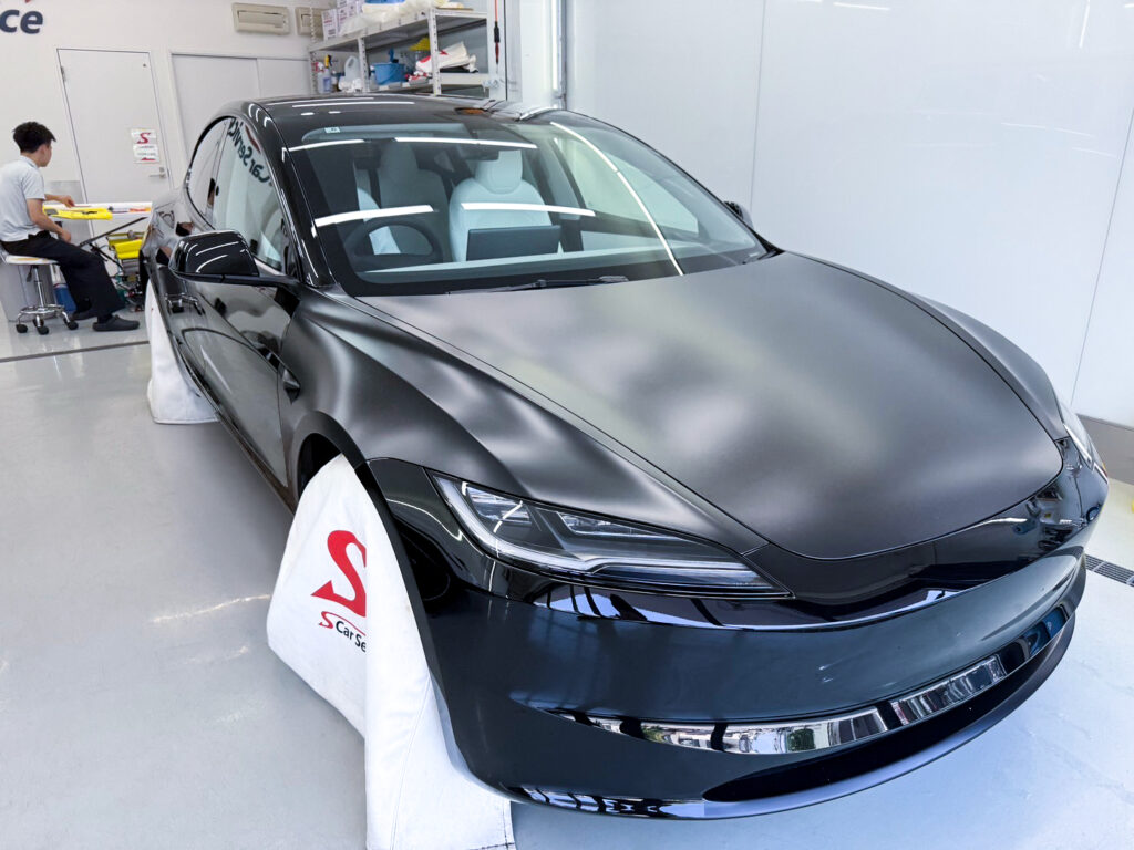 スマートカーサービス_テスラ_モデル3_プロテクションフィルム