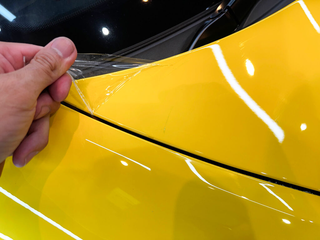 スマートカーサービス_ポルシェ_718ケイマン_GT4_プロテクションフィルム