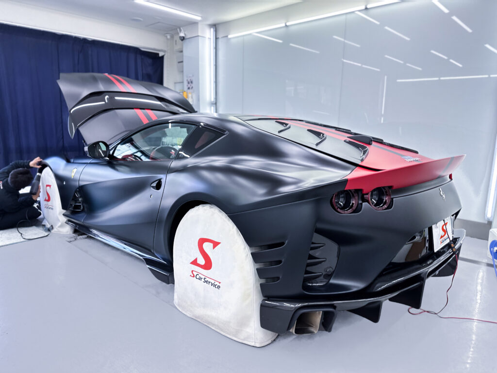 スマートカーサービス_フェラーリ_ 812コンペティツィオーネ_プロテクションフィルム
