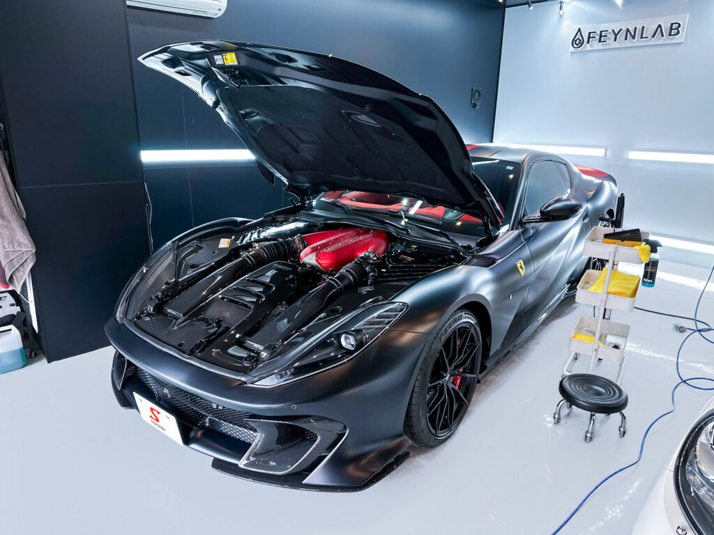 スマートカーサービス_フェラーリ_ 812コンペティツィオーネ_プロテクションフィルム
