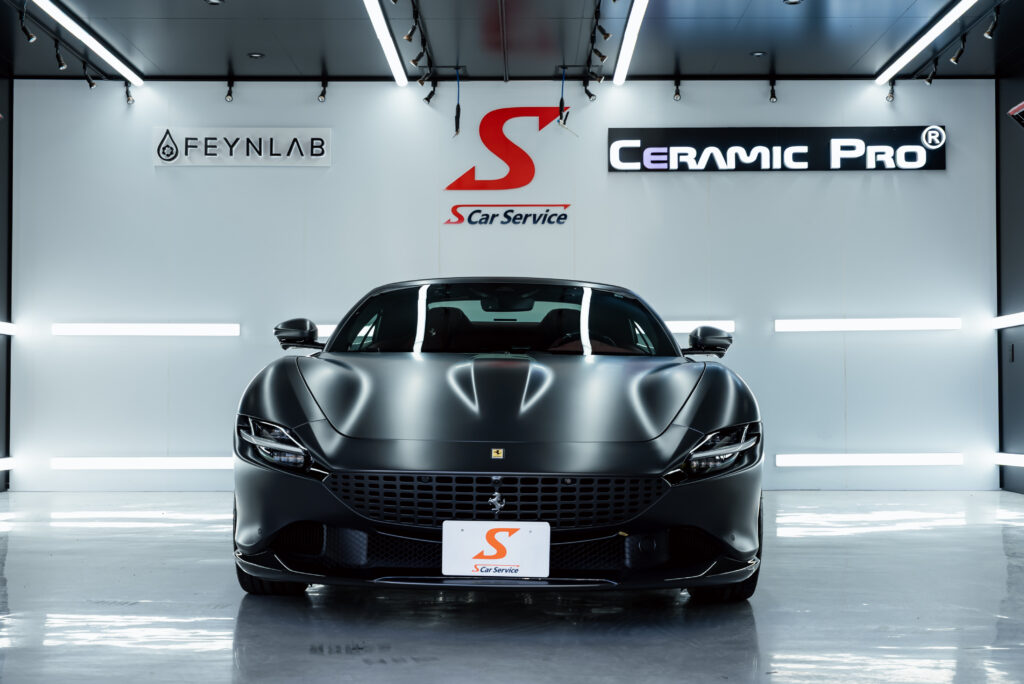 スマートカーサービス_Ferrari_ Roma_スパイダー_プロテクションフィルム
