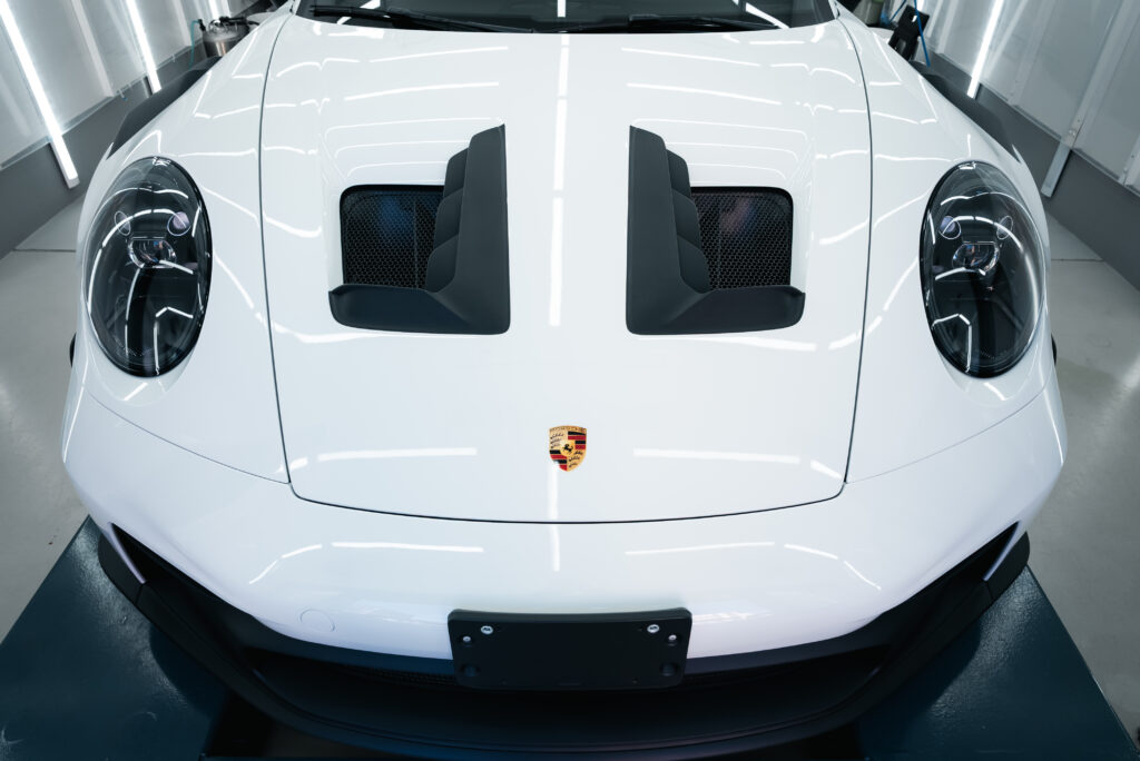 スマートカーサービス_ポルシェ_911_GT3RS_プロテクションフィルム_完成