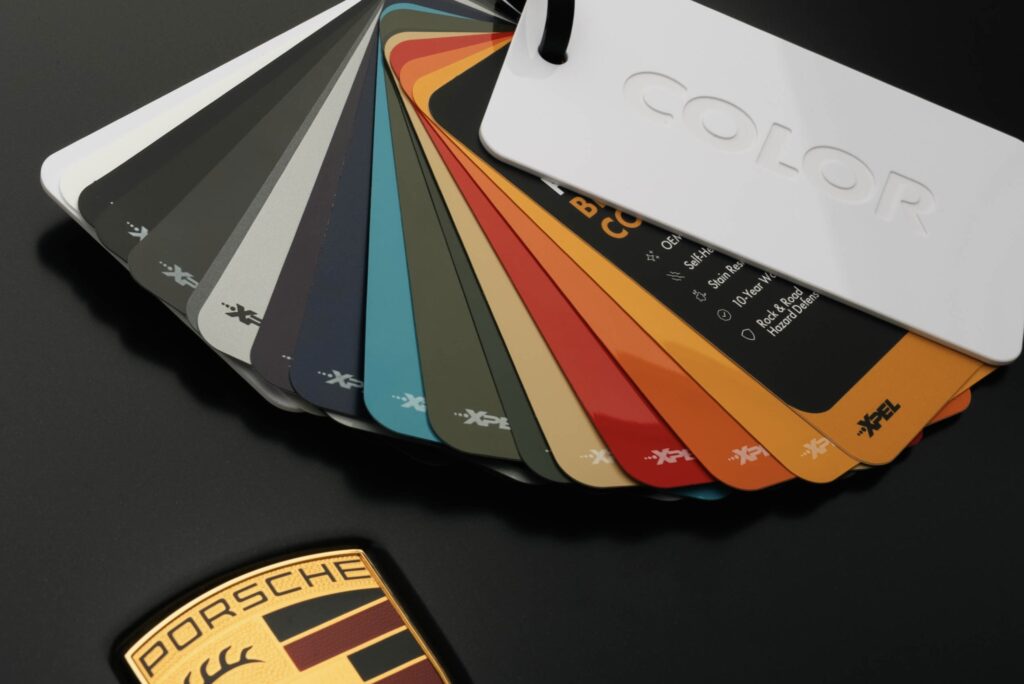 カラープロテクションフィルムサンプル