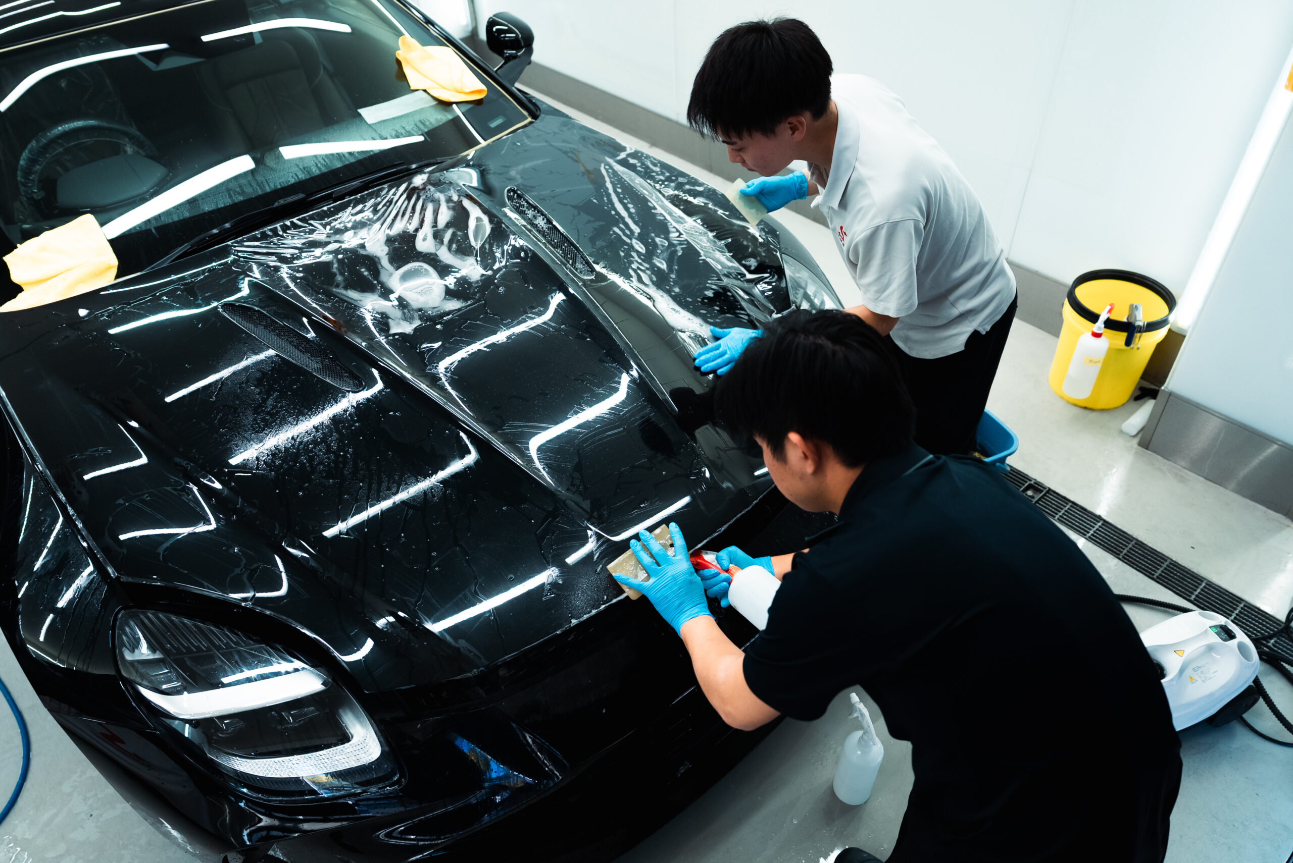 スマートカーサービス_アストンマーティン_ ヴァンテージ_プロテクションフィルム