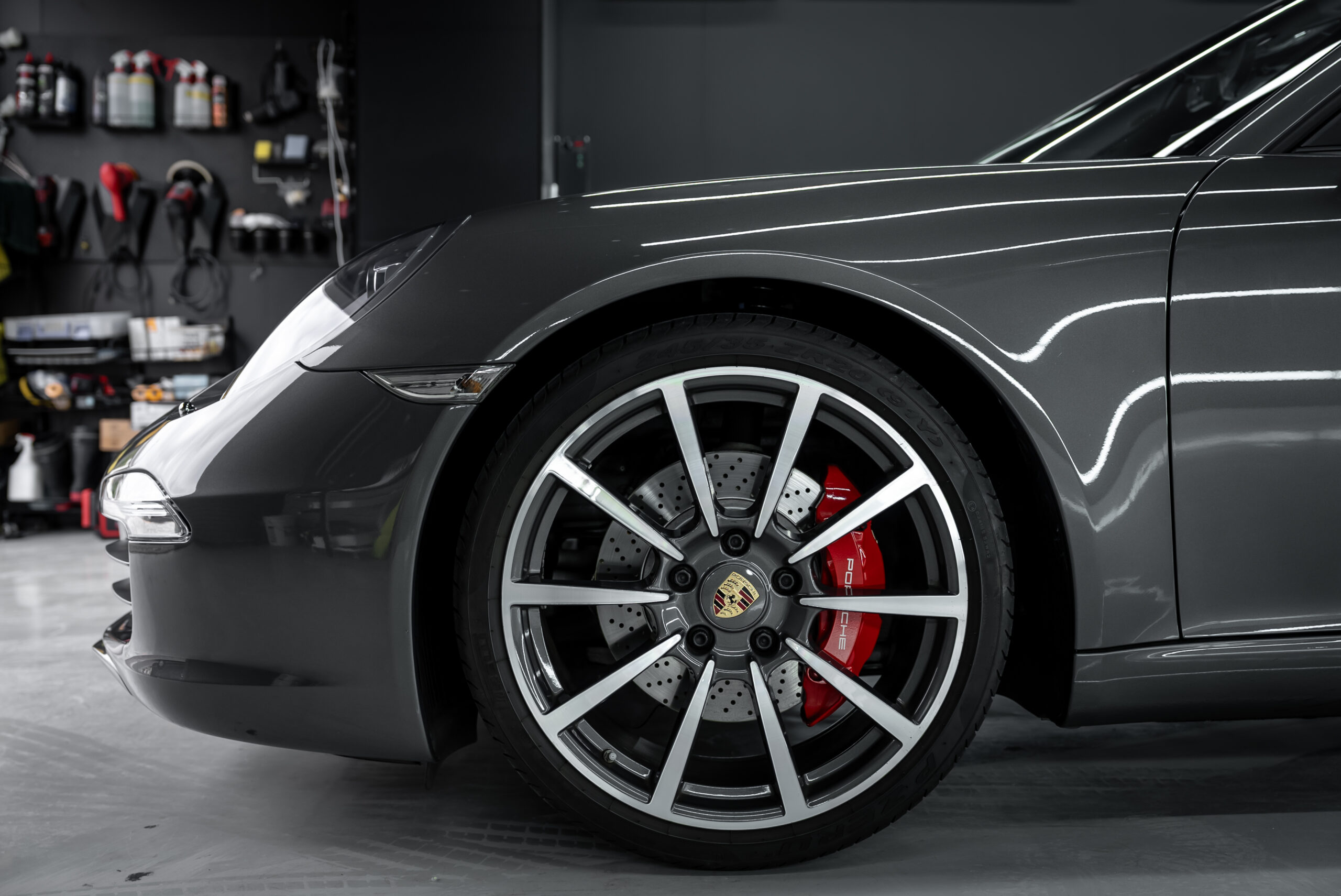 スマートカーサービス_Porsche_911_Carrera S_プロテクションフィルム