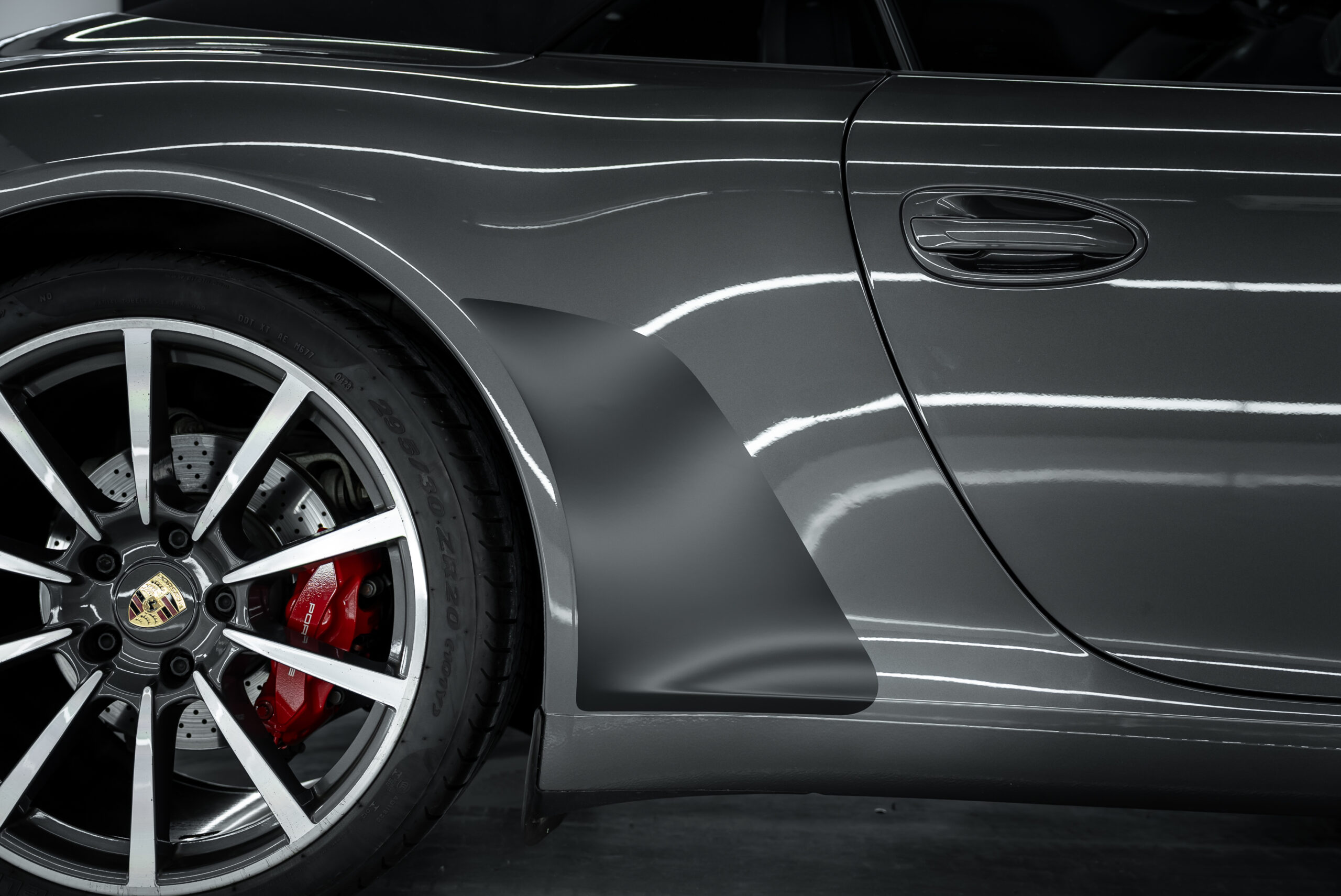 スマートカーサービス_Porsche_911_Carrera S_プロテクションフィルム