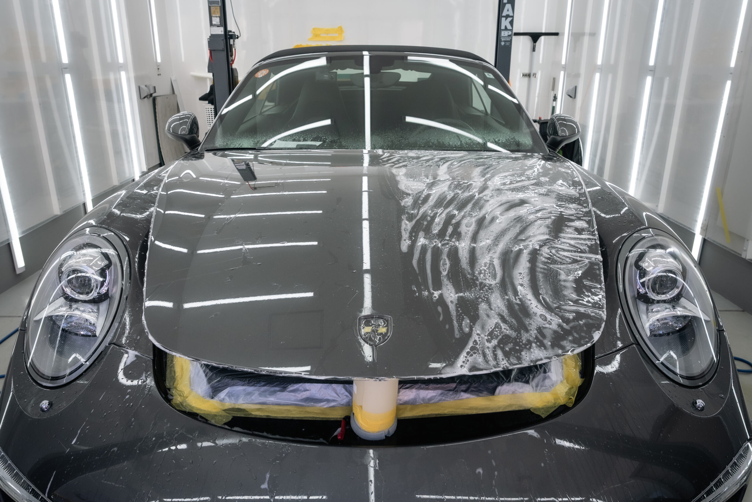 スマートカーサービス_Porsche_911_Carrera S_プロテクションフィルム