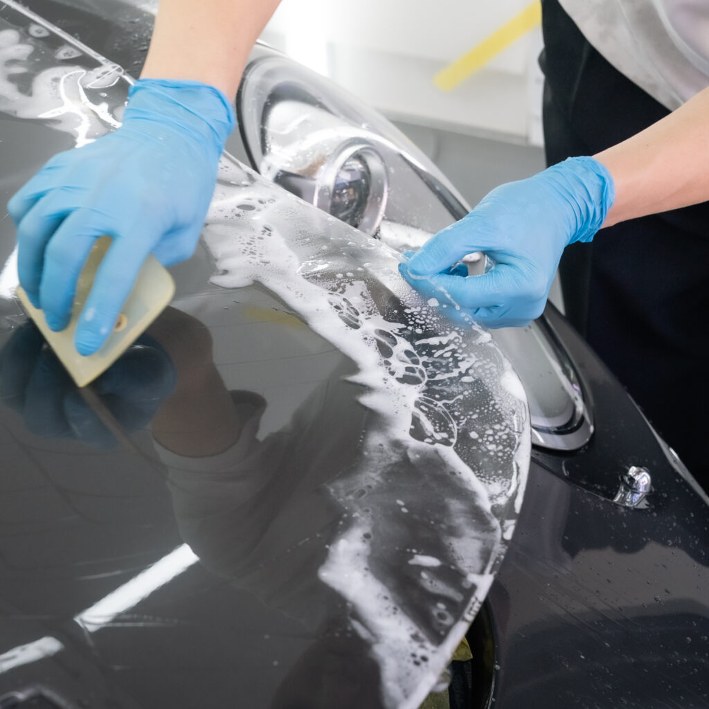 スマートカーサービス_Porsche_911_Carrera S_プロテクションフィルム