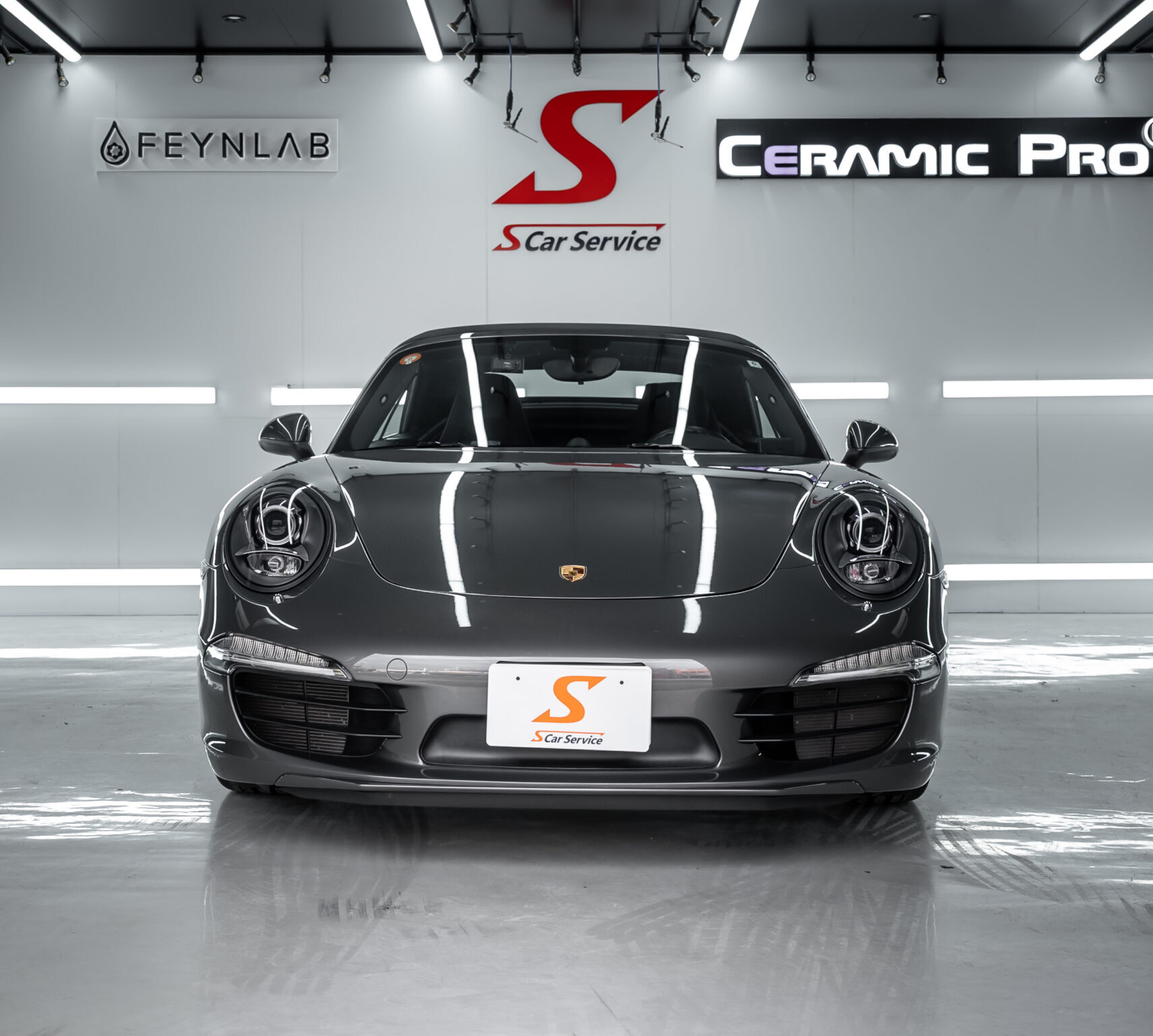 スマートカーサービス_Porsche_911_Carrera S_プロテクションフィルム