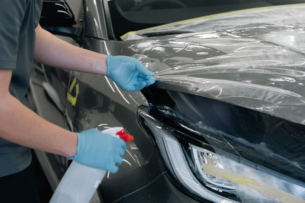スマートカーサービス_トヨタ_GRヤリス_プロテクションフィルム_セラミックコーティング