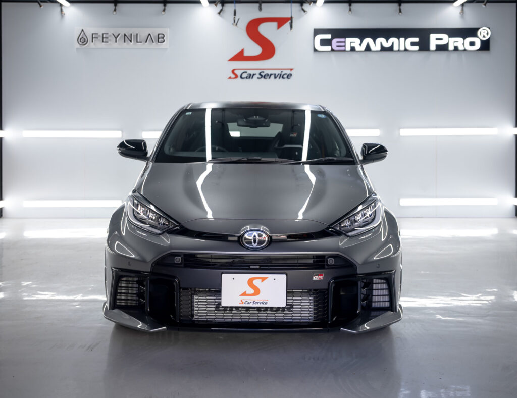 スマートカーサービス_トヨタ_GRヤリス_プロテクションフィルム_セラミックコーティング