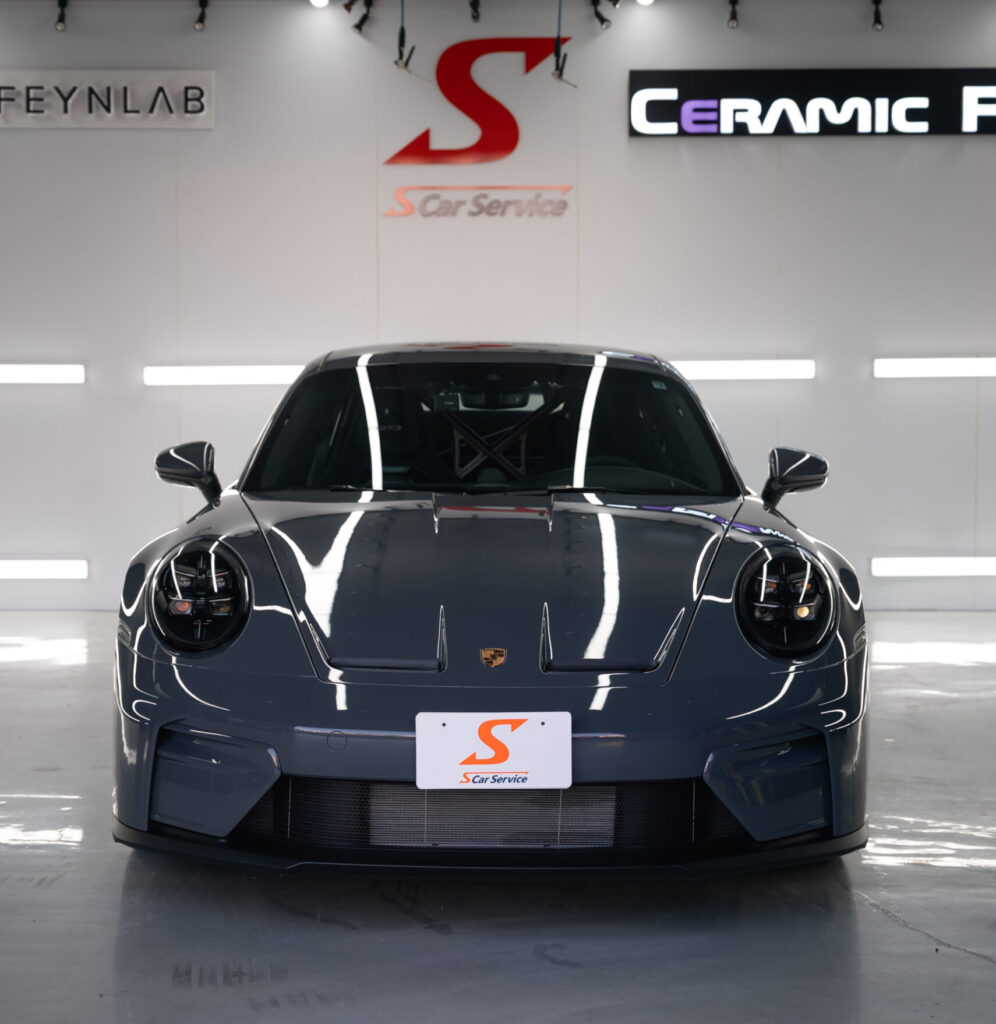 スマートカーサービス_ポルシェ_911 GT3_プロテクションフィルム_セラミックコーティング