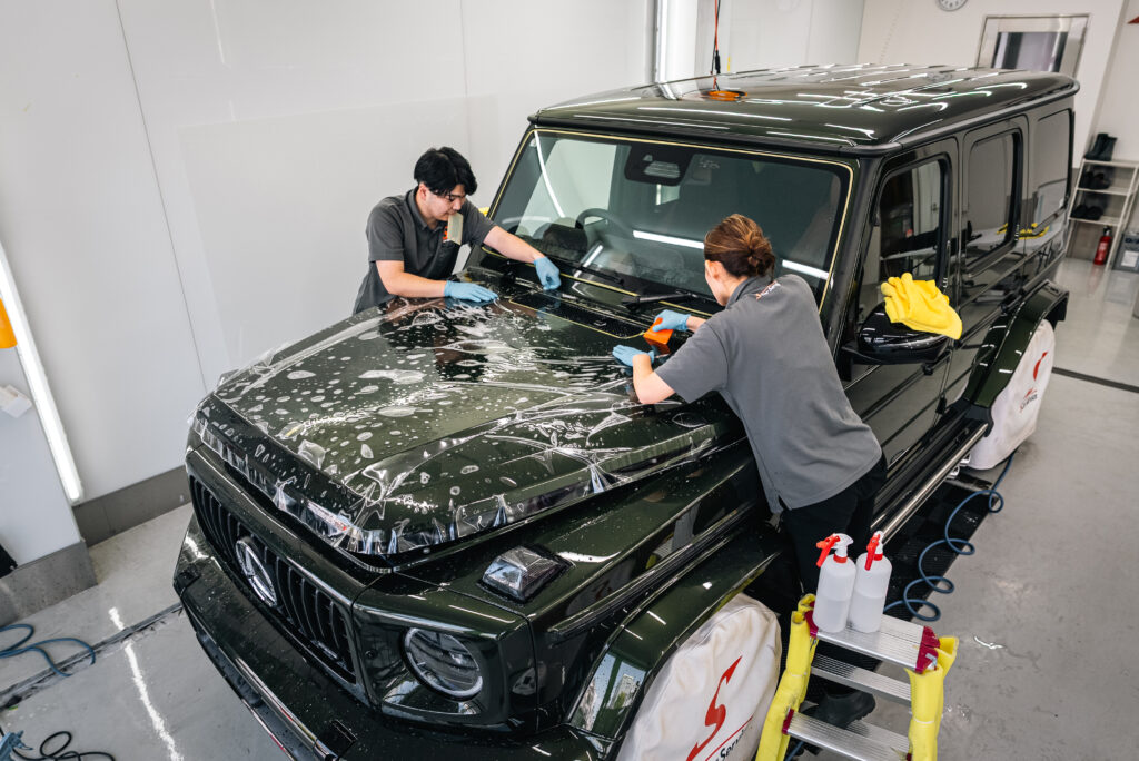 スマートカーサービス_メルセデスAMG_G63_プロテクションフィルム_セラミックコーティング