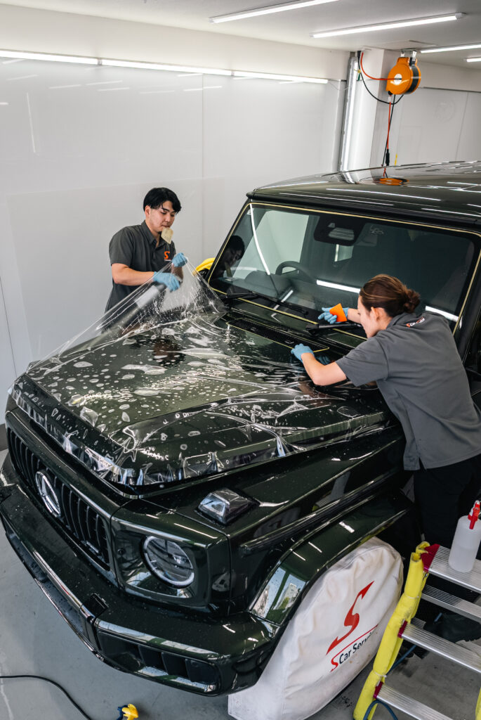 スマートカーサービス_メルセデスAMG_G63_プロテクションフィルム_セラミックコーティング