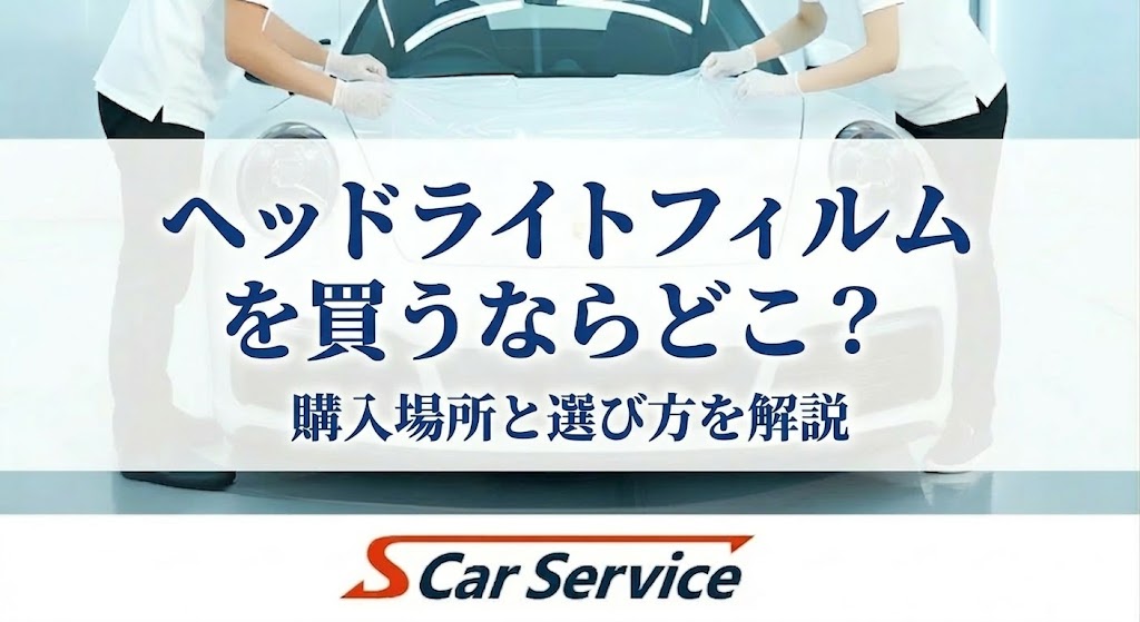 ヘッドライトフィルムを買うならどこ?購入場所と選び方を解説