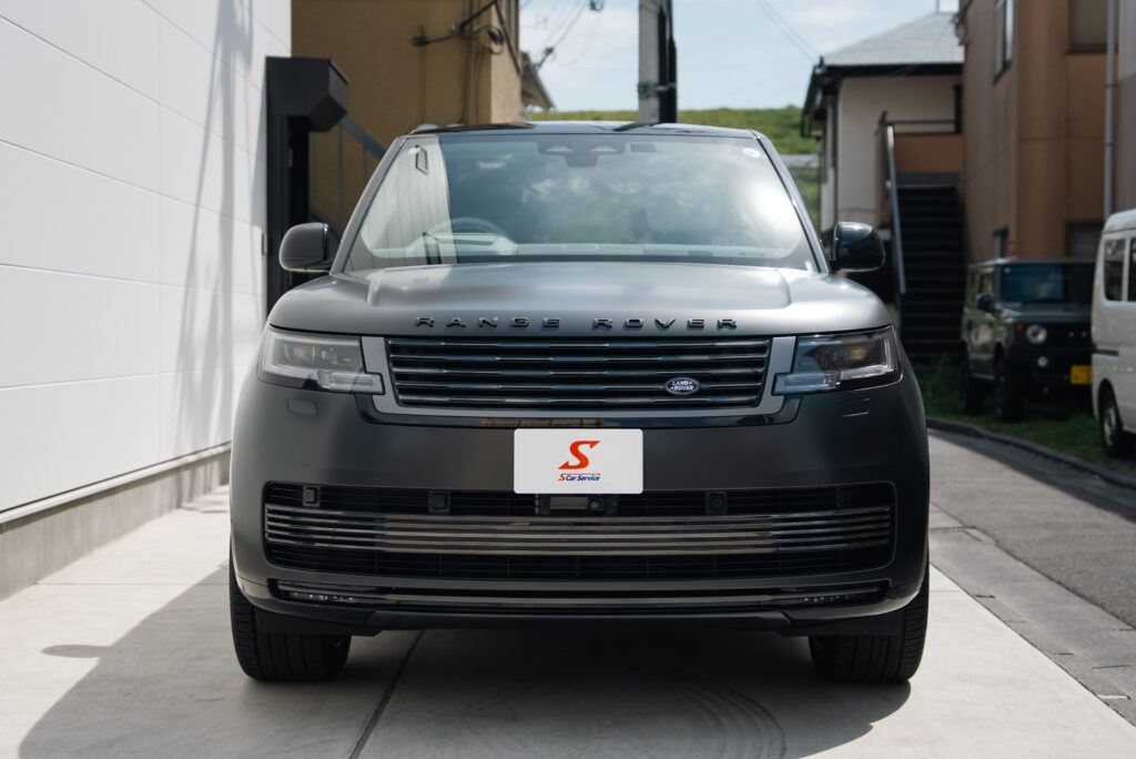スマートカーサービスで施工したレンジローバーSVのプロテクションフィルム（XPEL STEALTH）外観