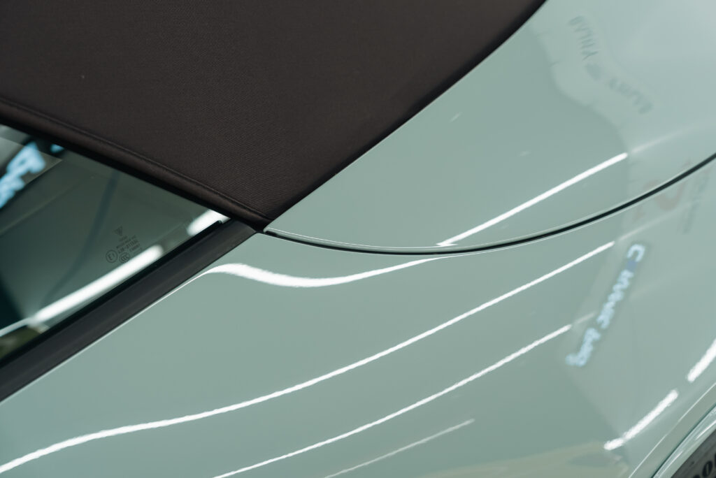 スマートカーサービスで施工したポルシェ911 Carrera 4 GTSのプロテクションフィルム施工後の外観