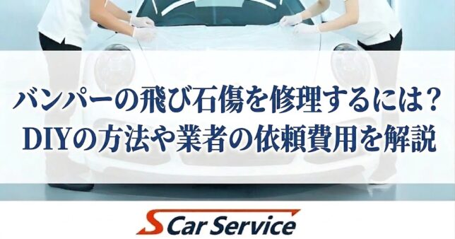 バンパー飛び石