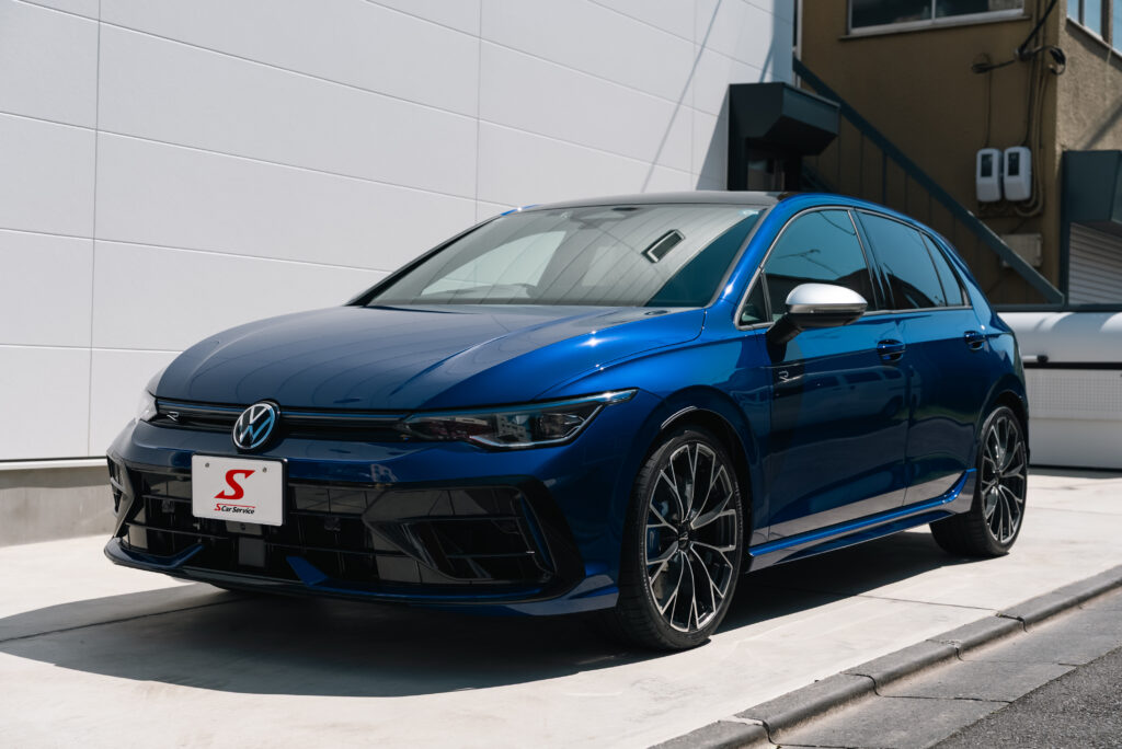 スマートカーサービス_Volkswagen_GOLF R_プロテクションフィルム_セラミックコーティング