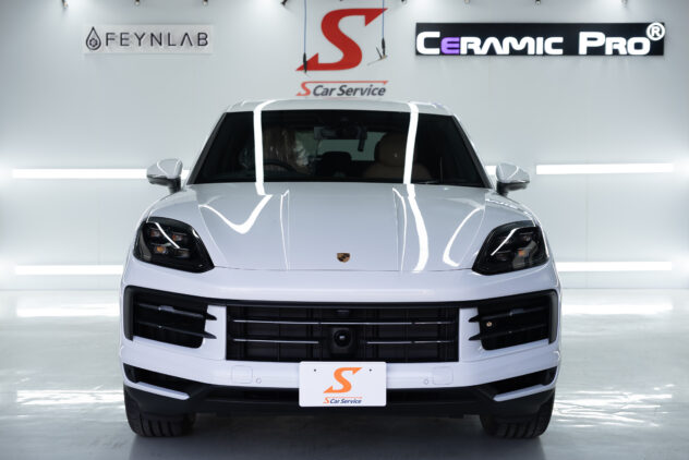 スマートカーサービス_Porsche_Cayenne_プロテクションフィルム_セラミックコーティング