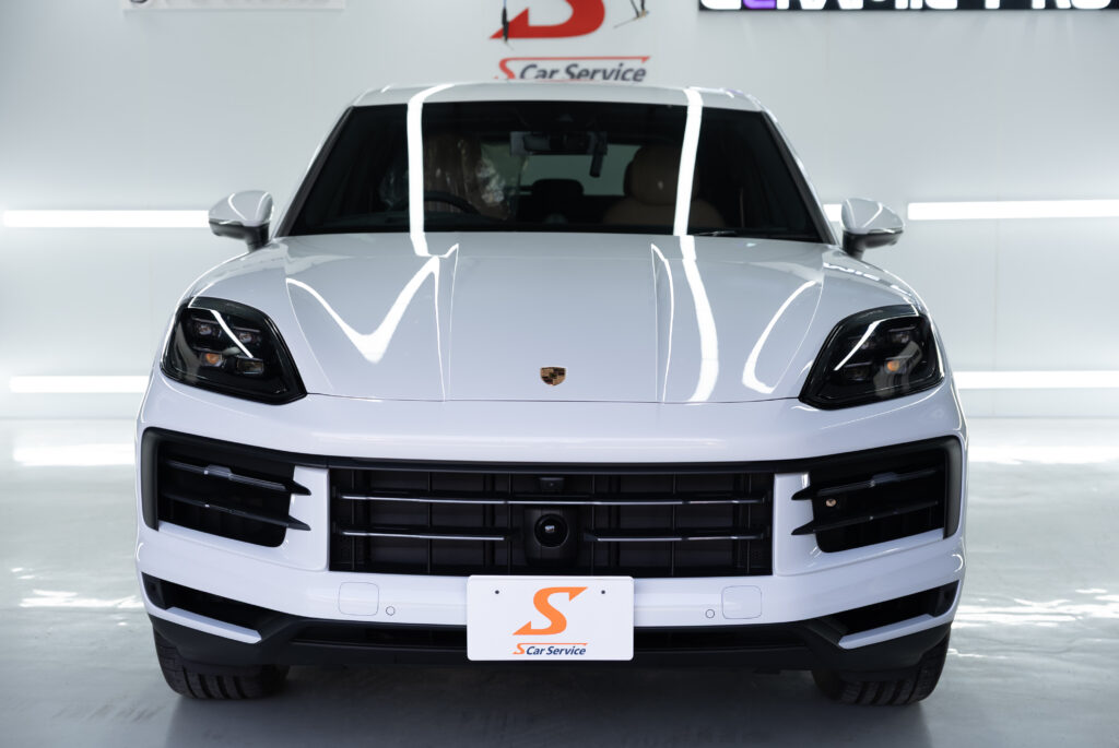 スマートカーサービス_Porsche_Cayenne_プロテクションフィルム_セラミックコーティング