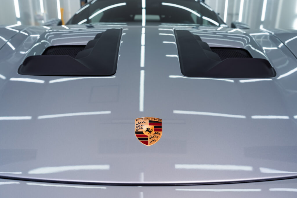 スマートカーサービス_Porsche_911GT3_プロテクションフィルム_フロントフル施工