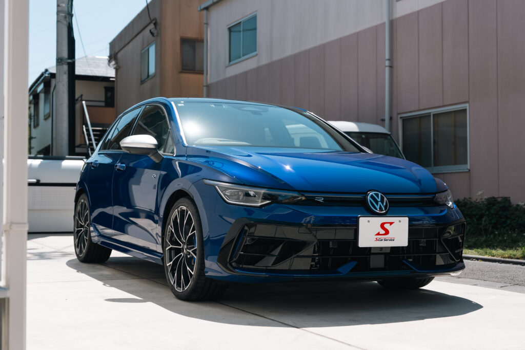 スマートカーサービス_Volkswagen_GOLF R_プロテクションフィルム_セラミックコーティング