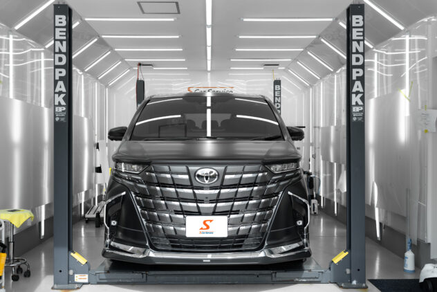 スマートカーサービス_トヨタ_アルファード_STEALTHフル施工_フロント