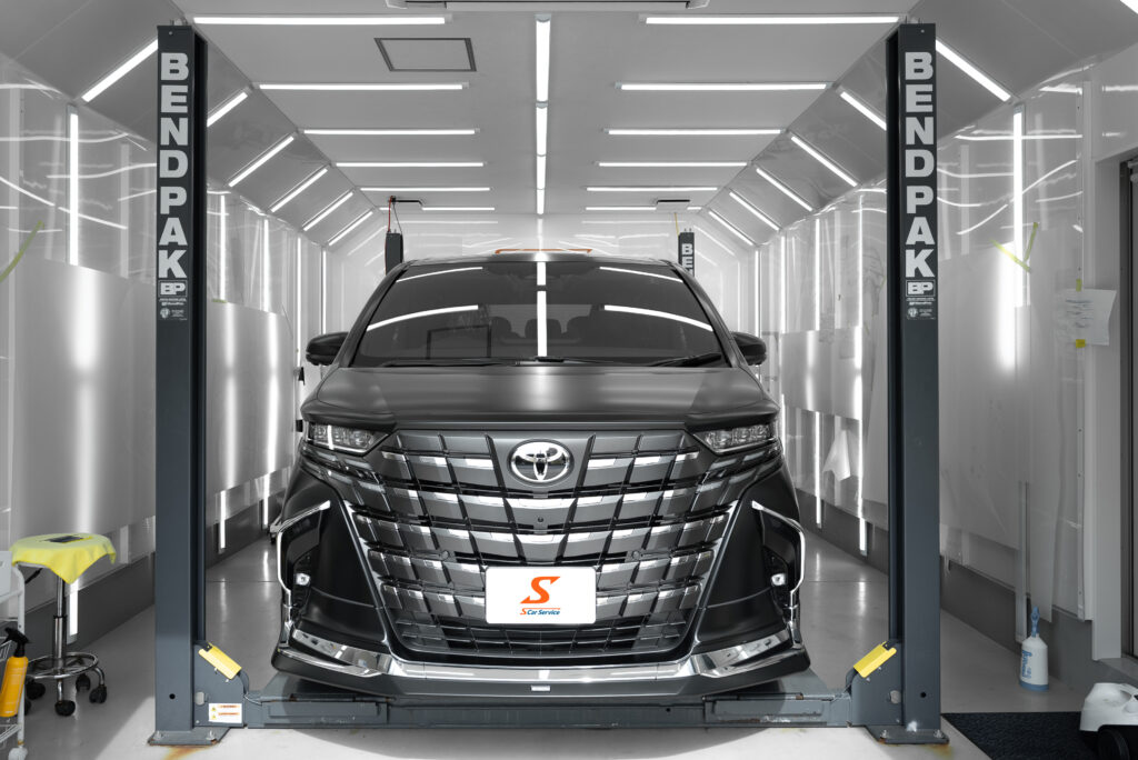 スマートカーサービス_トヨタ_アルファード_STEALTHフル施工_フロント