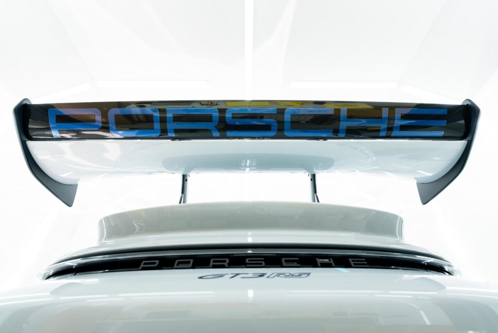 スマートカーサービス_Porsche911GT3RS_プロテクションフィルム_リアウイング
