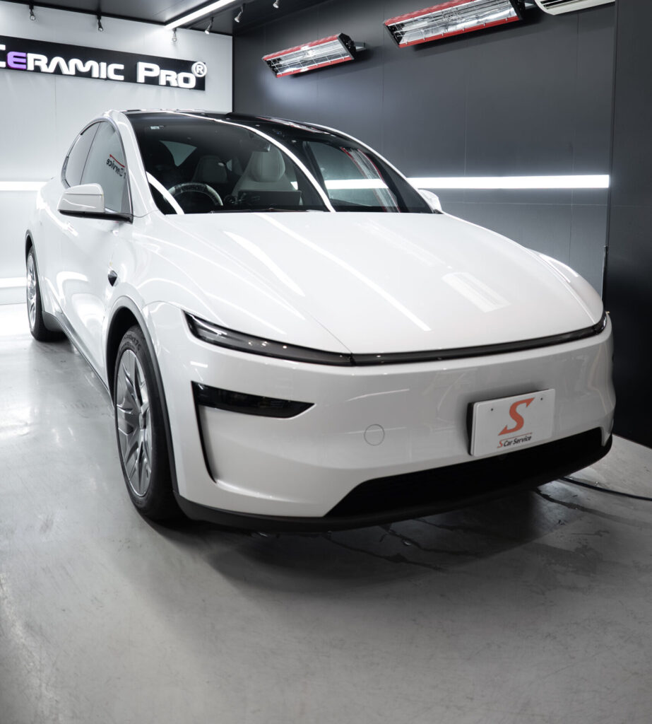 スマートカーサービス_Tesla Model Y_プロテクションフィルム_セラミックコーティン