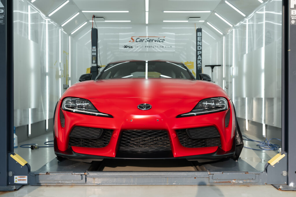 スマートカーサービス_トヨタ_GR Supra_XPEL STEALTH_プロテクションフィルム_セラミックコーティング