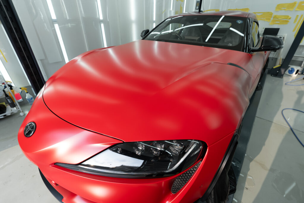 スマートカーサービス_トヨタ_GR Supra_XPEL STEALTH_プロテクションフィルム_セラミックコーティング