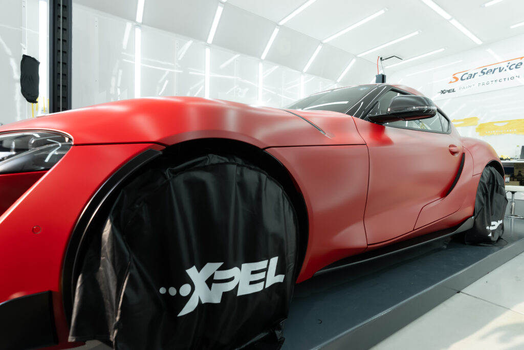 スマートカーサービス_トヨタ_GR Supra_XPEL STEALTH_プロテクションフィルム_セラミックコーティング