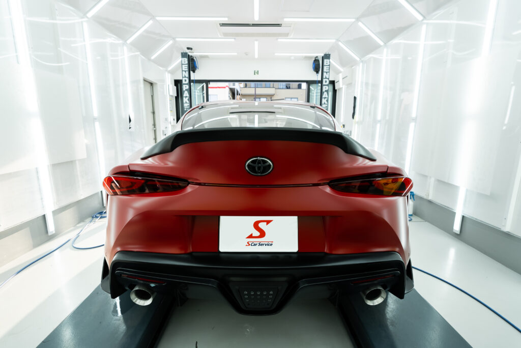 スマートカーサービス_トヨタ_GR Supra_XPEL STEALTH_プロテクションフィルム_セラミックコーティング