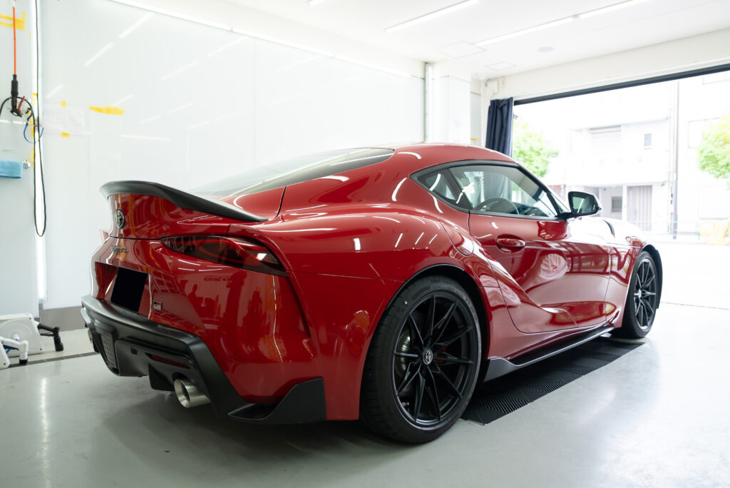 スマートカーサービス_トヨタ_GR Supra_XPEL STEALTH_プロテクションフィルム_セラミックコーティング